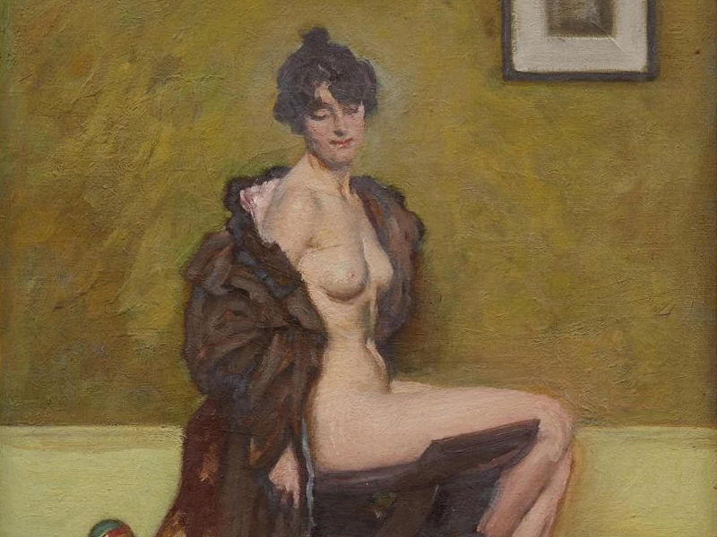 1859-Lindsay Bernard Hall - La veste di seta